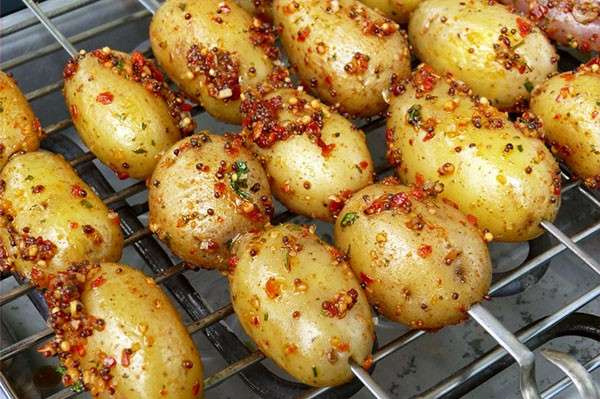 patate cotte al barbecue
